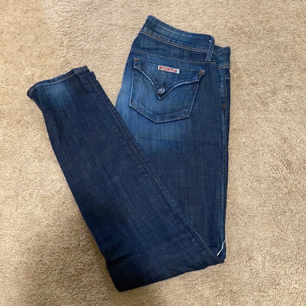 Hudson skinny distressed jeans